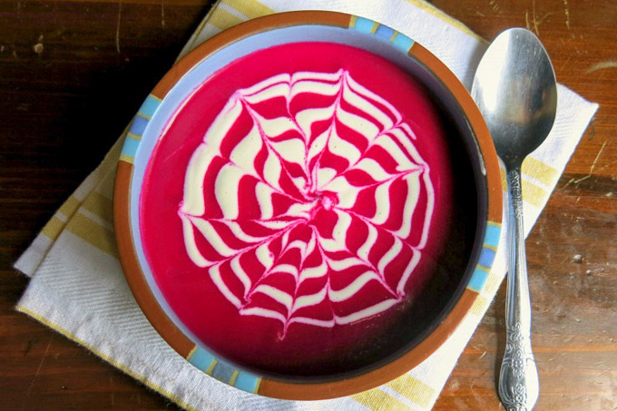 Roasted Beet Borscht