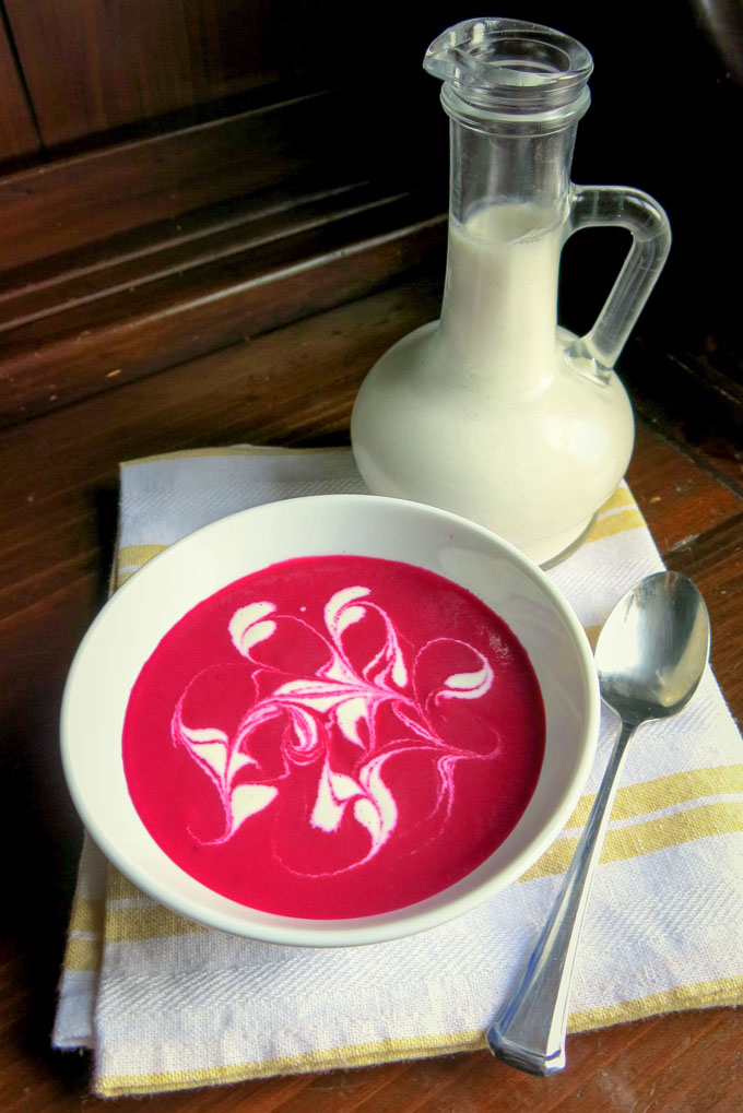 Roasted Beet Borscht