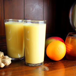 Cold-Busting Orange Mango Ginger Smoothie